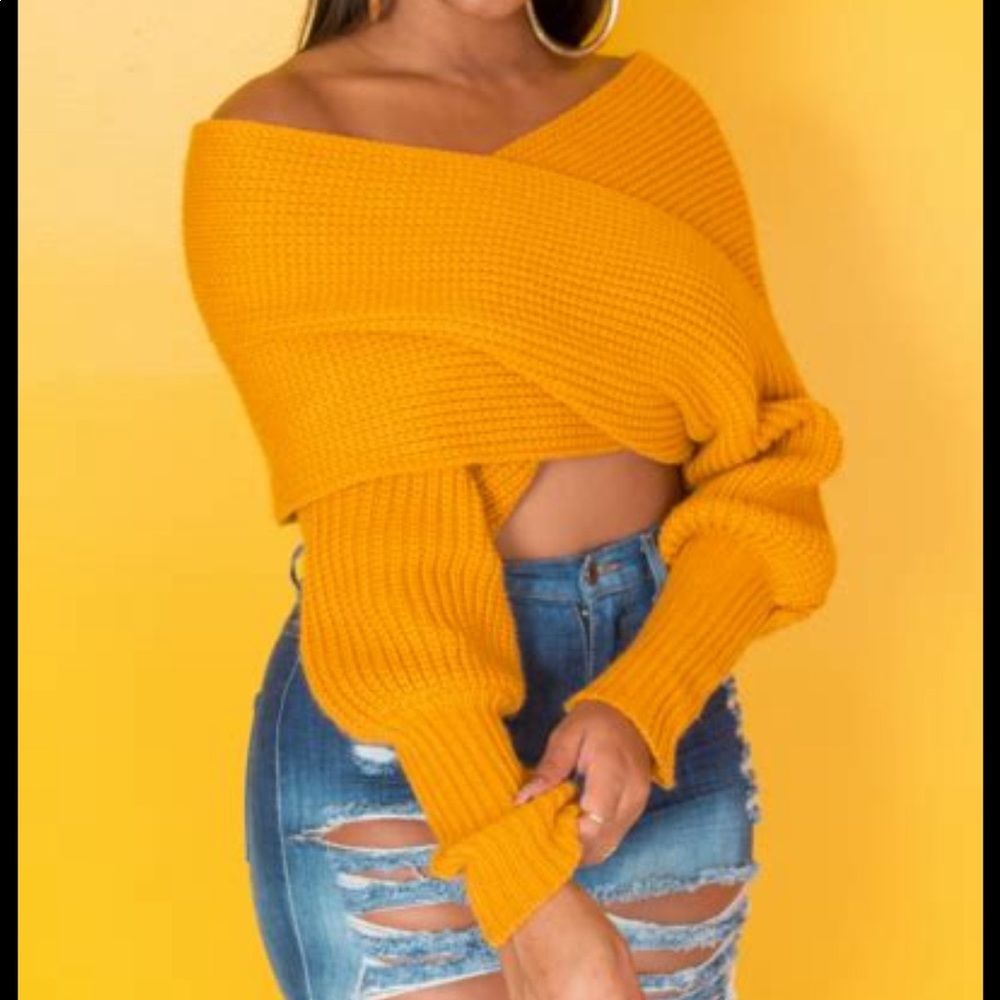 Swank A Posh Wrap Sweater